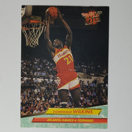 1992-93 Ultra Dominique Wilkins #6 Atlanta Hawks Hall of Fame Forward NBA Card