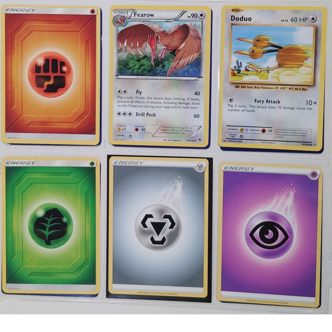 18 Random Pokémon Cards Pictured, Actual Photos Provided