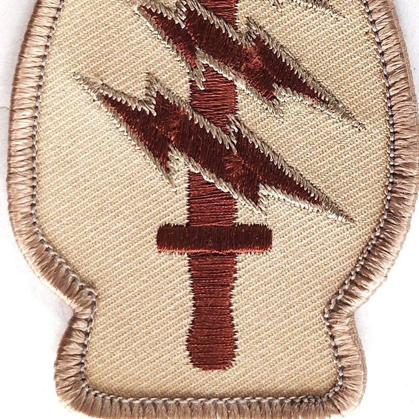 US Army Special Forces SSI Patch Novelty Desert Tan 3‑1/4" × 2" Sew‑On