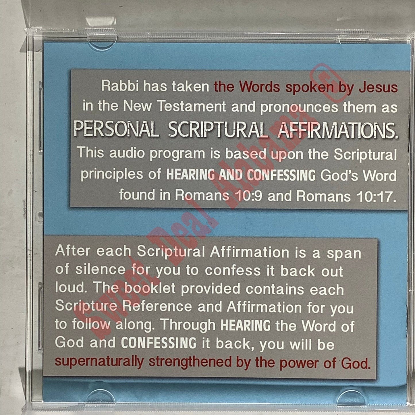 Personal Scriptural Affirmations: Seize My Word Part 2 by Rabbi K.A. Schneider
