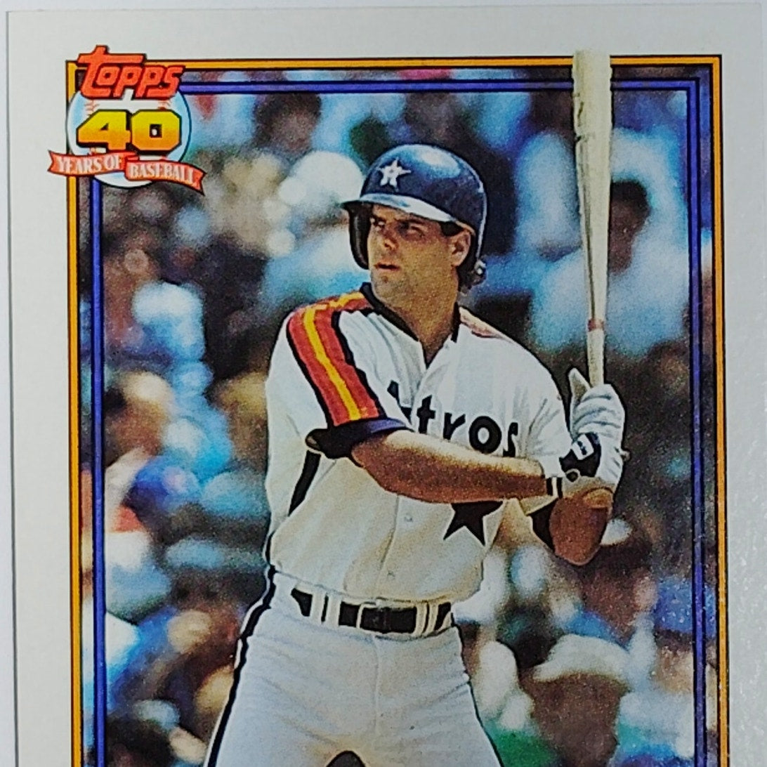 1991 Topps Ken Caminiti 174 Houston Astros 40th Anniversary Baseball Card VG/EX