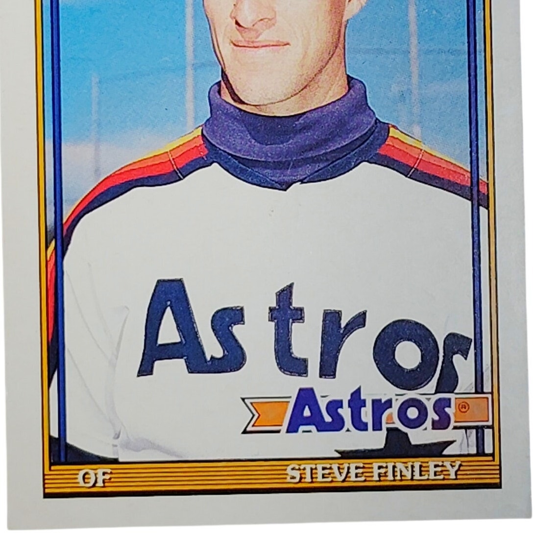 1991 Topps Traded Steve Finley 42T Houston Astros Outfielder Baseball Card VG/EX