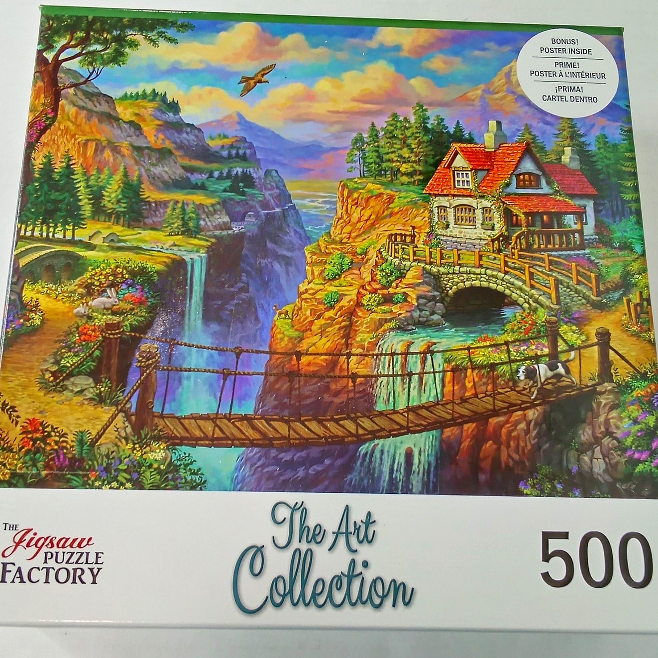 House on the Cliff 550‑Piece Jigsaw Puzzle – The Jigsaw Puzzle Factory