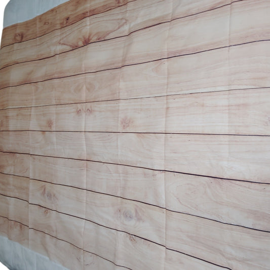 7 FT x 5 FT Backdrop – Brown Long Aged Planks Seamless Vintage/Rustic Background