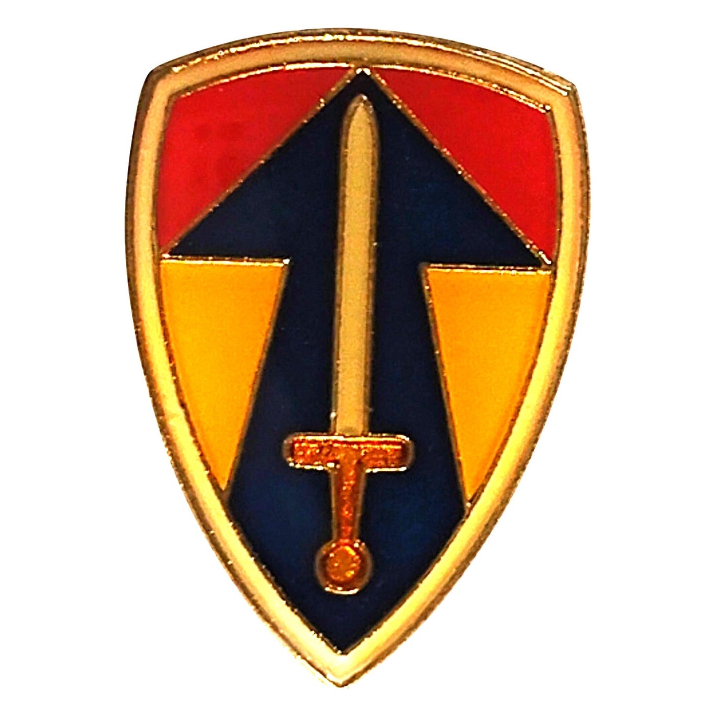 2nd (II) Field Force Vietnam Novelty Biker Jacket Hat Lapel Pin 1" × 3/4"