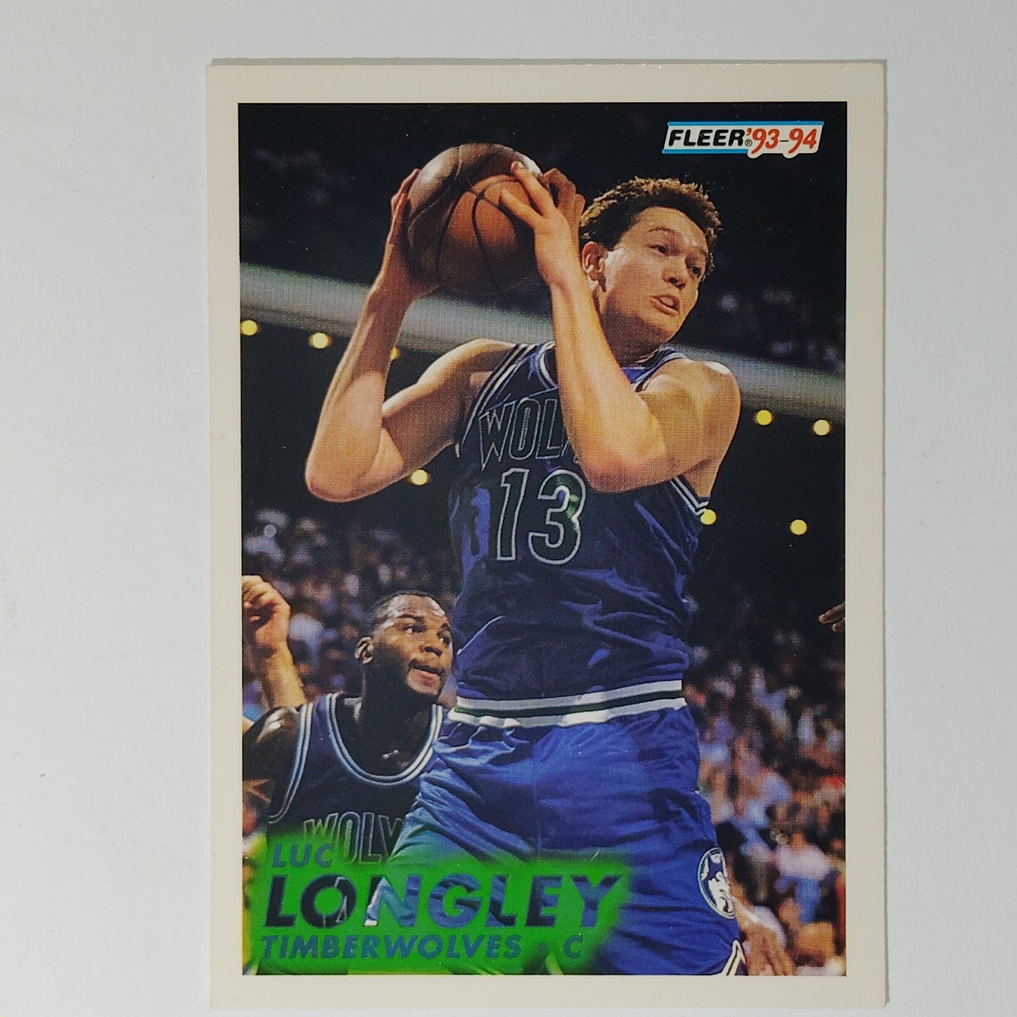 1993-94 Fleer Luc Longley #124 Minnesota Timberwolves Center NBA