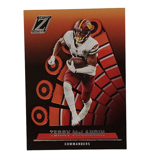 Terry McLaurin, Washington Commanders, NFL 2022 Panini-Zenith Card 25, EX/NM