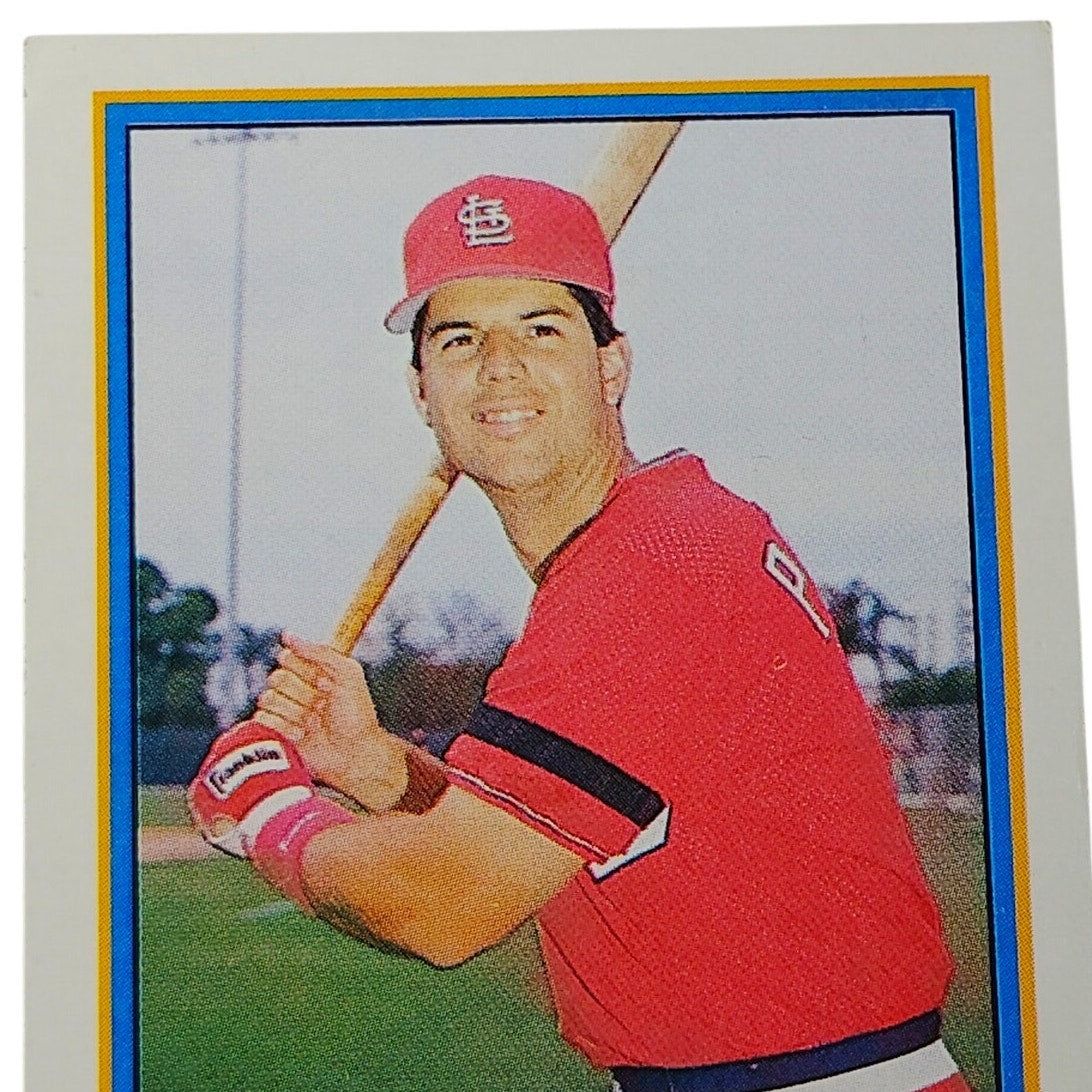 1991 Bowman Tom Pagnozzi #389 St. Louis Cardinals Catcher Baseball Card NM