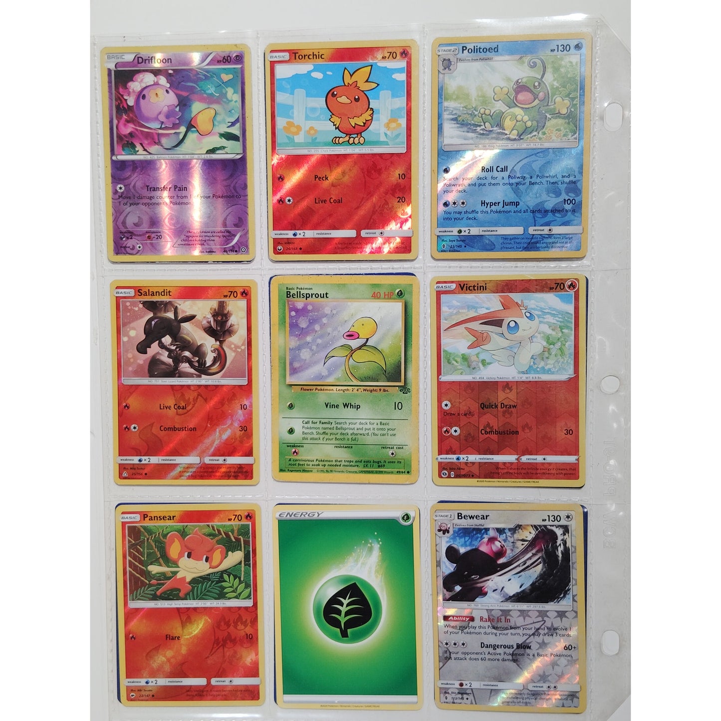 18 Random Pokémon Cards Pictured, Actual Photos Provided
