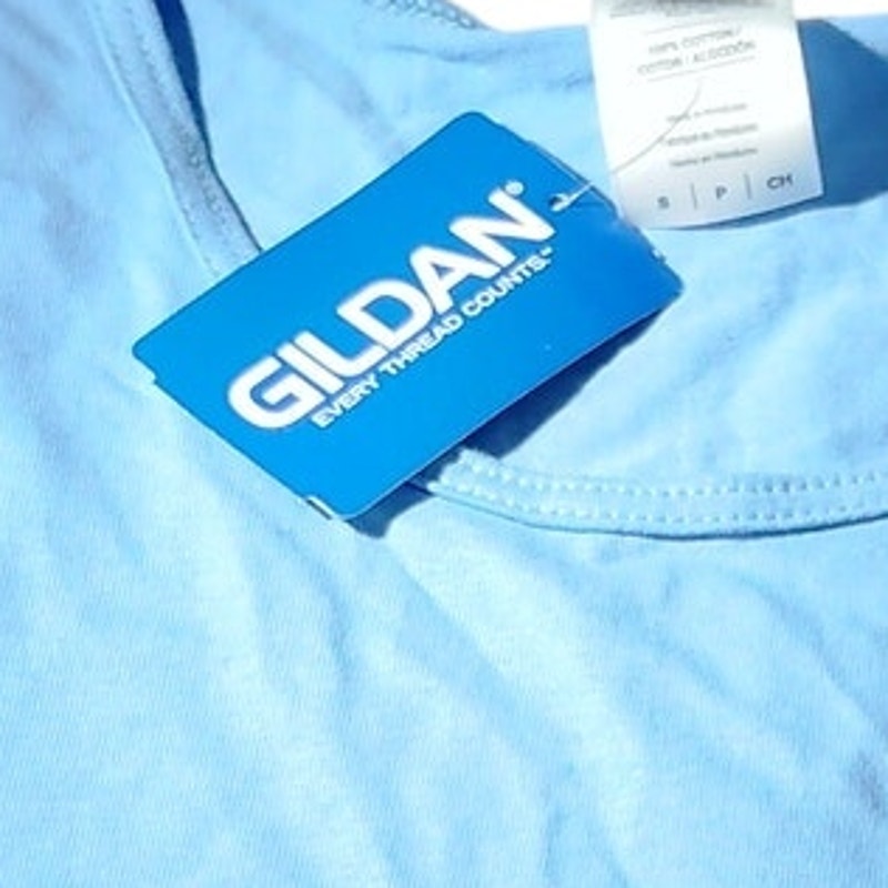 Gildan Ultra Cotton Tank – Small – Carolina Blue Men’s