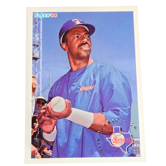 Julio Franco, Texas Rangers, #306, 1994 Fleer Baseball Collector's Card