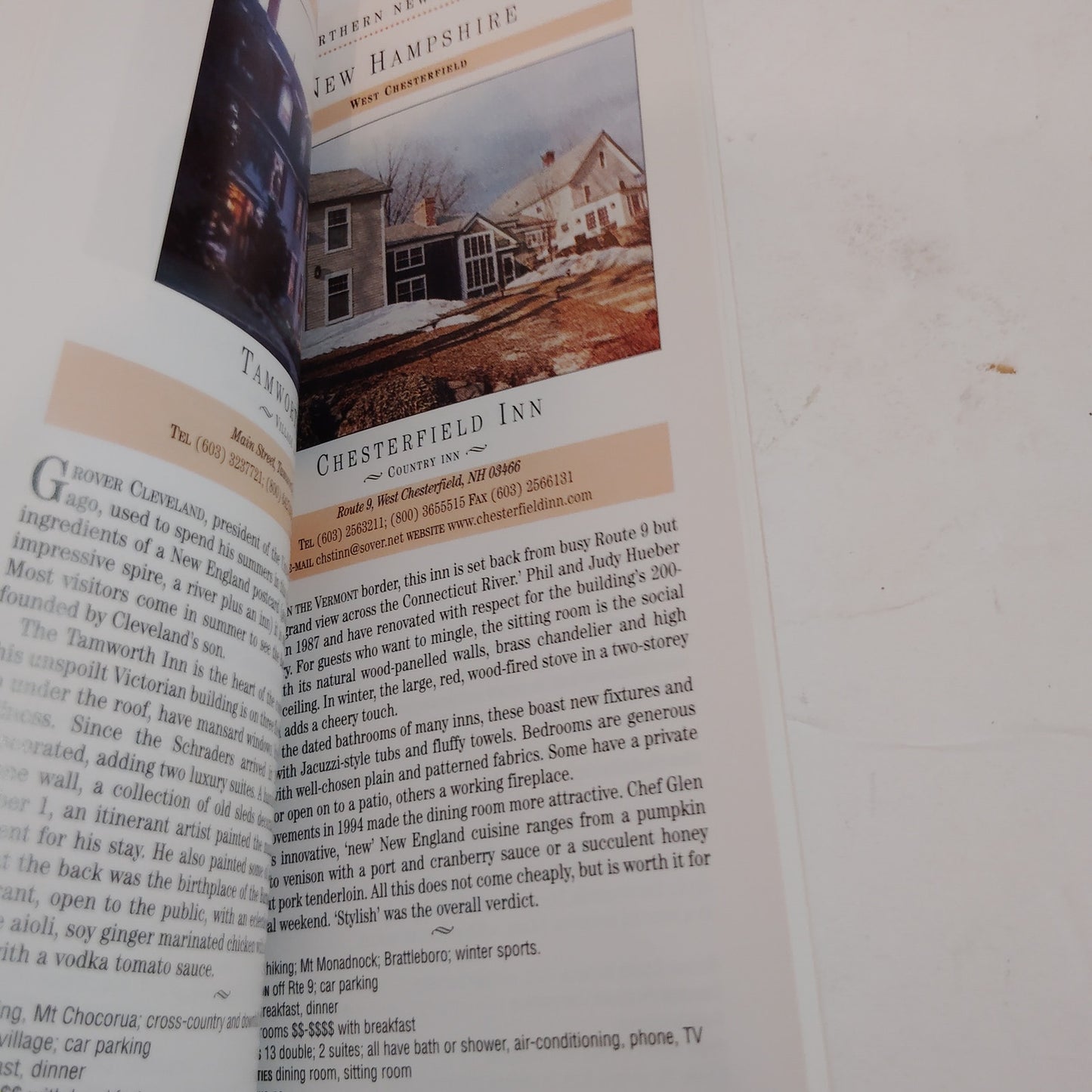 Charming Small Hotels New England NYC 2005 PB LN 2nd Ed Travel Lodging Guide