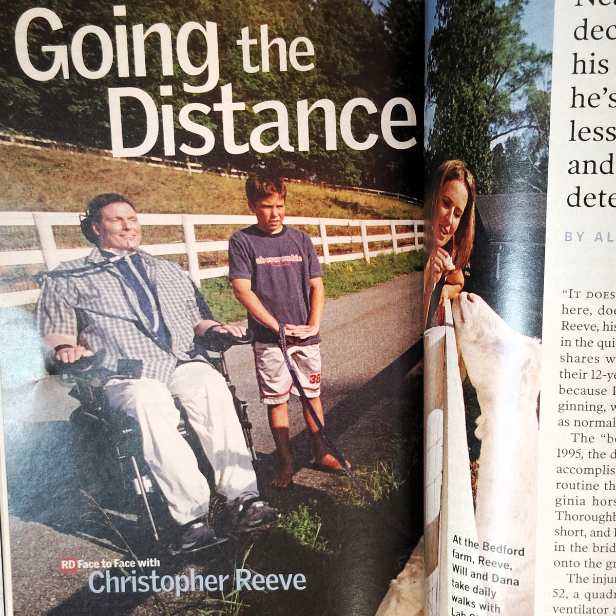 Reader's Digest October 2004 Christopher Reeve a Decade Later, Mag Back Issue