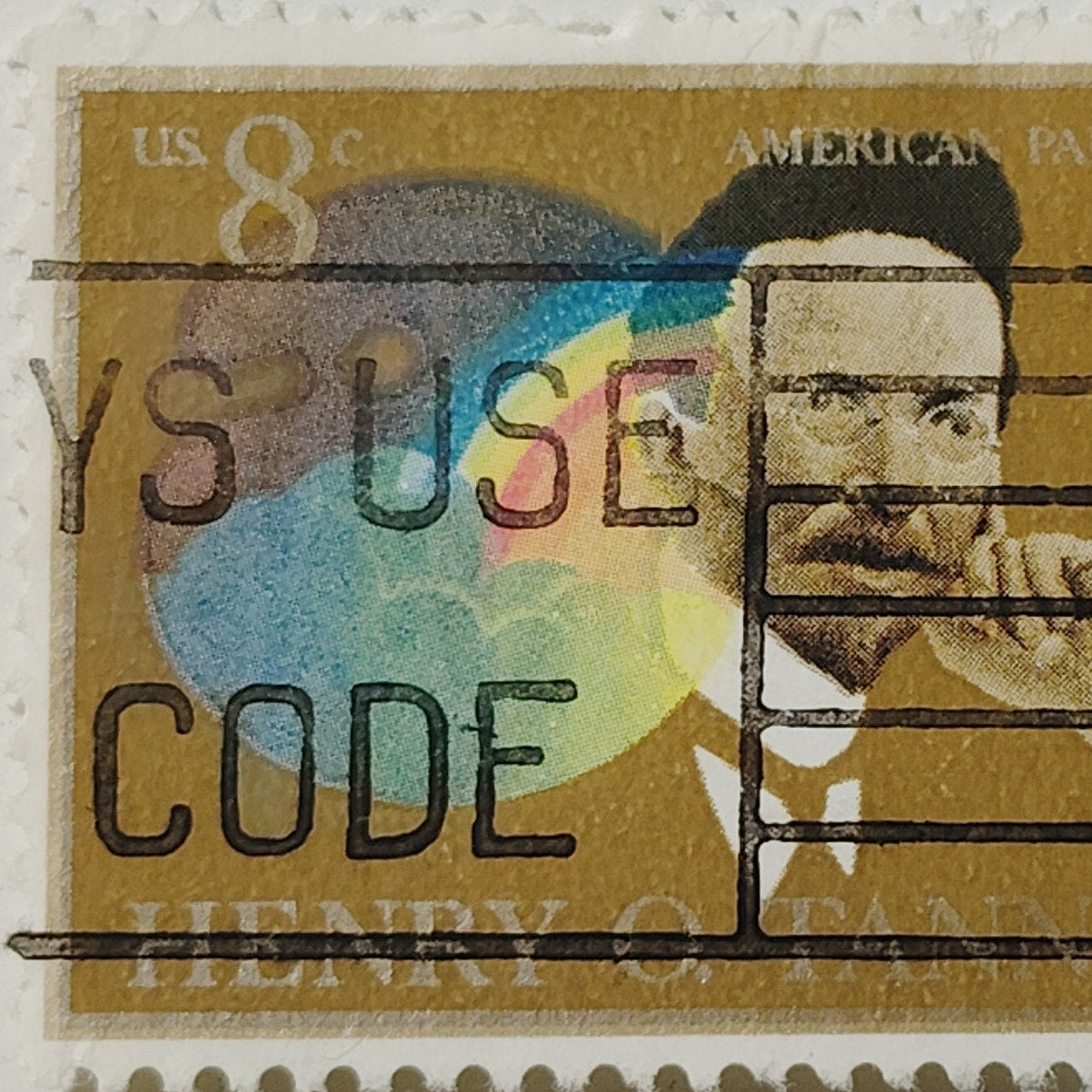 1973 US Postage Stamp Scott #1485 8c Henry O Tanner American Painter Used