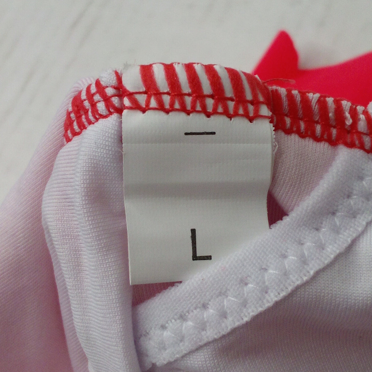 Hot Pink Halter Tankini Swim Dress Size L Scalloped Hem Sweetheart Neckline