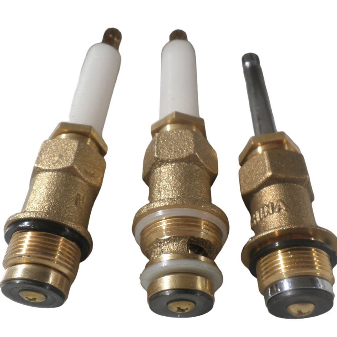 3 Danco Replacement Brass Stems & Parts, Applications Unknown, No Package, Loose