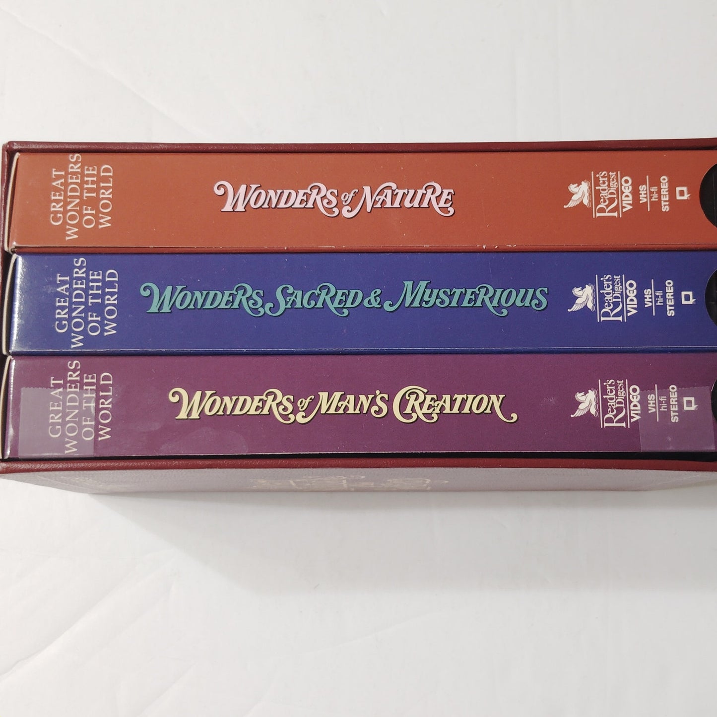 Great Wonders of the World VHS 3‑Tape Set 1993 Reader’s Digest