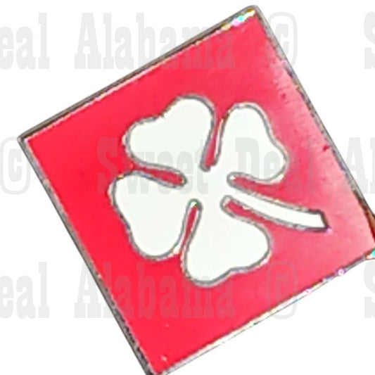 4th Army DUI Hat, Lapel, Vest, or Brooch Collectors Pin 1-1/8"H x 1-1/8"W