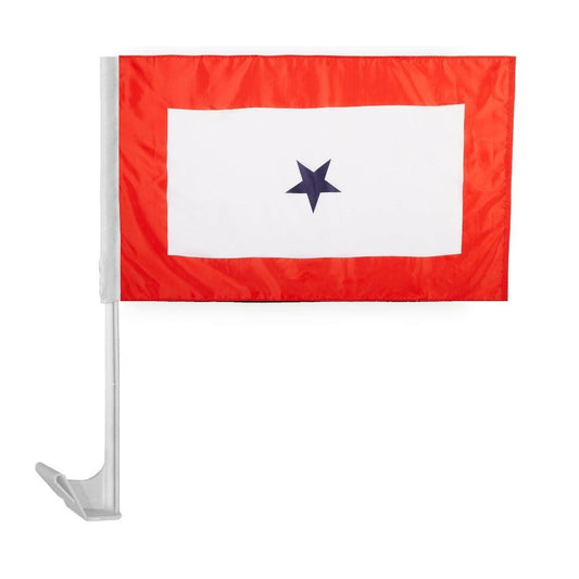 12" x 18" Car Flag - 1 Blue Star Son in Service Flag - 2 Ply
