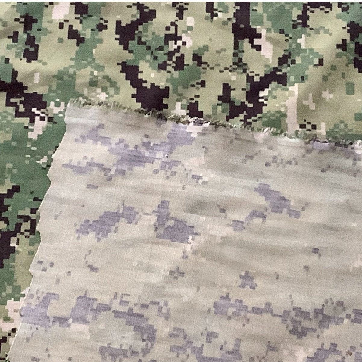 Four-Color Digital Camo Pattern (AOR2) MTL-27 Fabric by the Yard, 36"L x 65"W