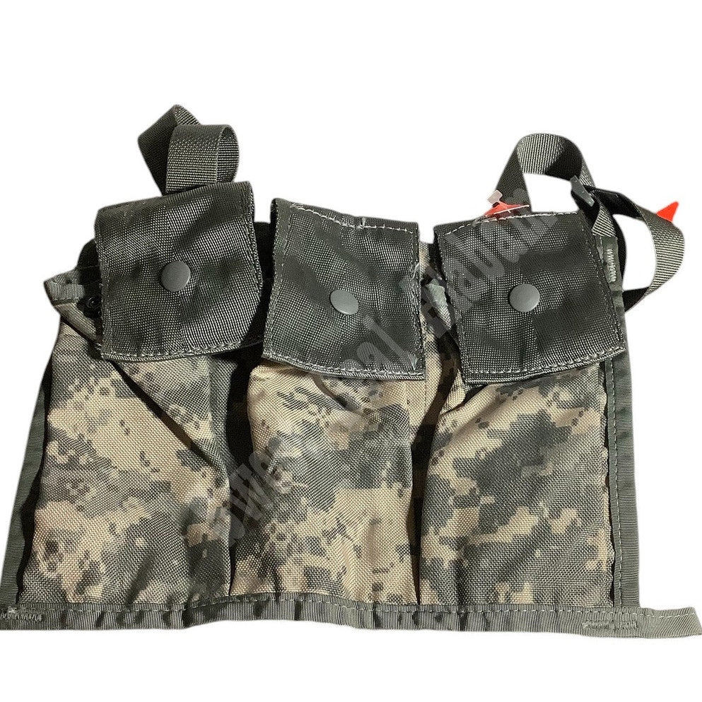 Molle II Digital ACU Camo Bandoleer Ammunition Pouch w/ Strap, Holds 6 Mags NWOT