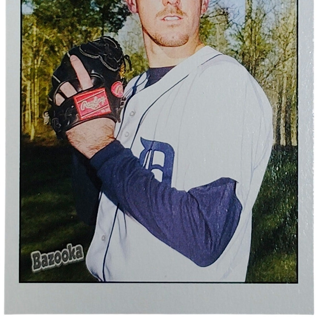 2006 Topps Bazooka #21 Justin Verlander Rookie Card Detroit Tigers Pitcher VG/EX