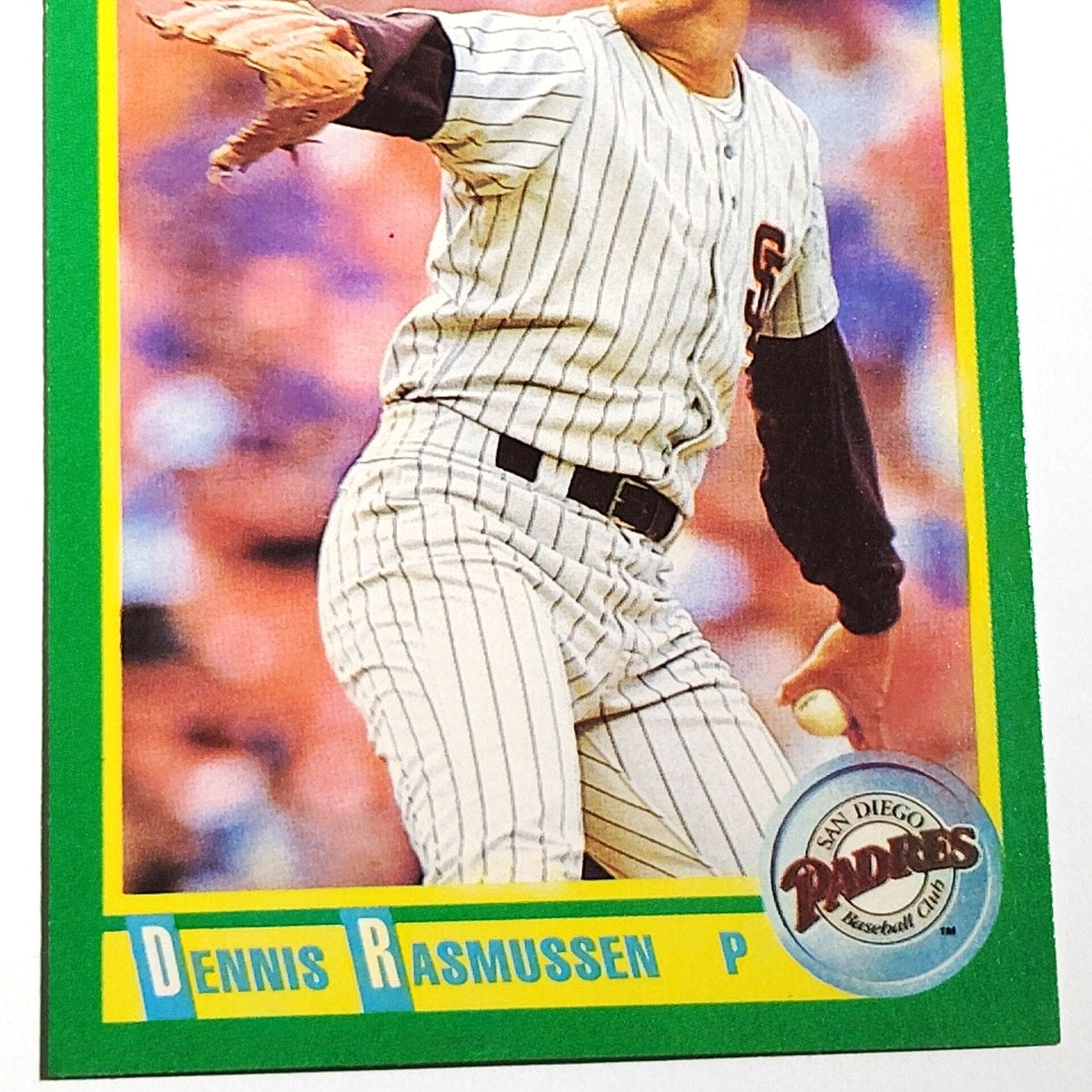 1990 Score Dennis Rasmussen Card No. 129 San Diego Padres P VG/EX