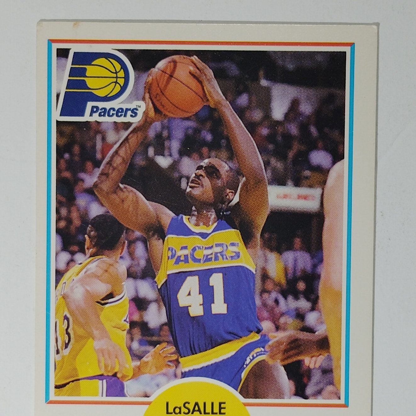 1990 Fleer LaSalle Thompson #83 – Indiana Pacers – Center – NBA Card