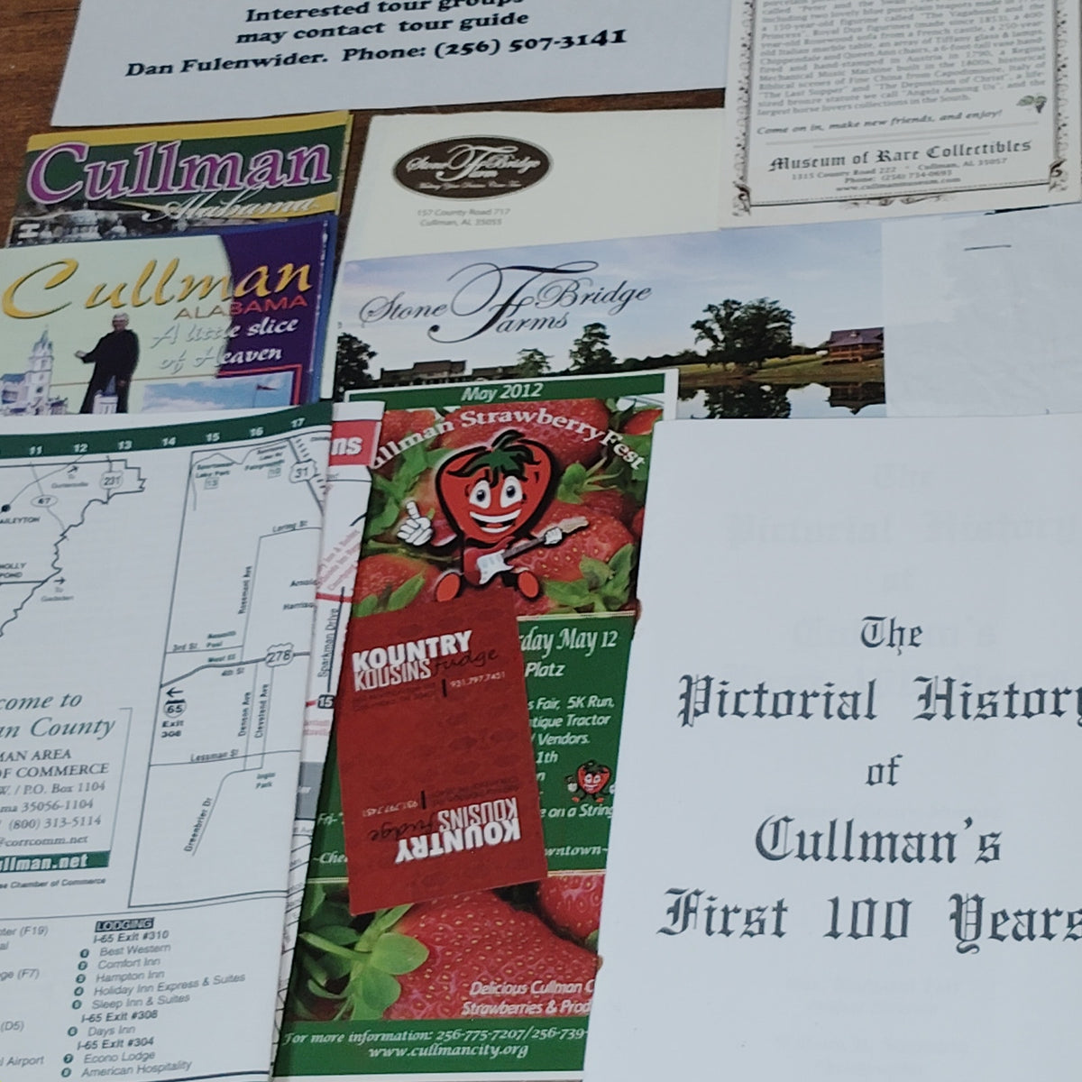 Cullman Alabama Travel Ephemera Collection 2005-2012 - Maps & Photos