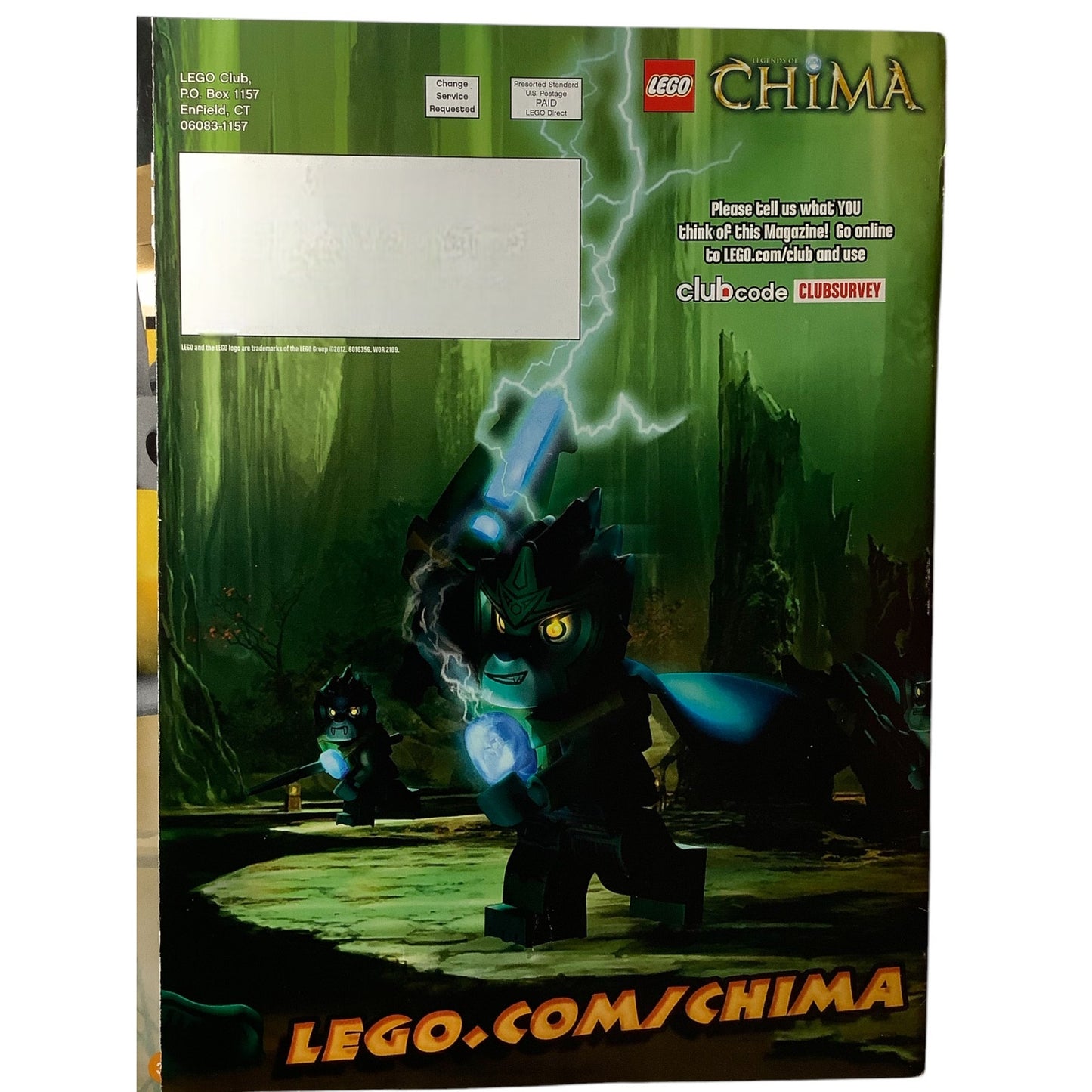 5 x Back Issues Lego Club Magazines, 5  issues from 2011-2013 Pictured