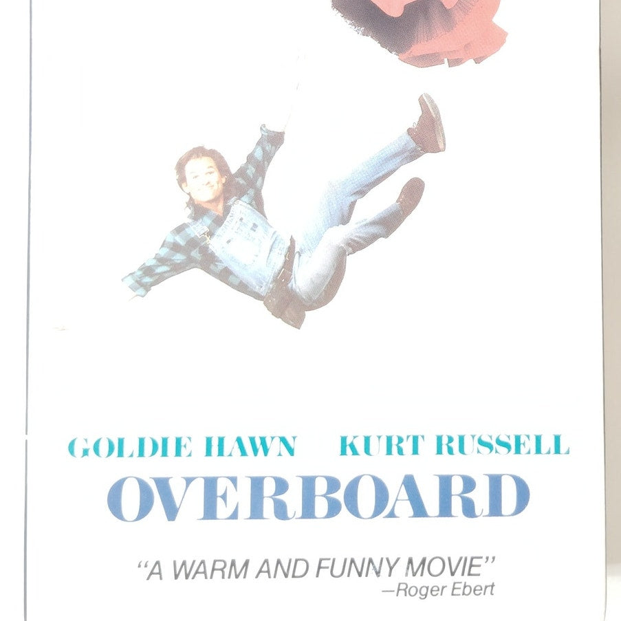 Overboard VHS 1987 Goldie Hawn Kurt Russell Comedy