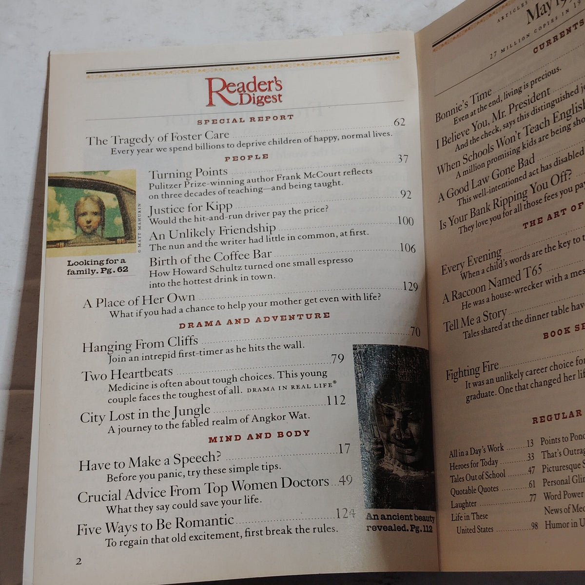 Reader's Digest Magazine May 1998 Back Issue Vintage 90s Collectible