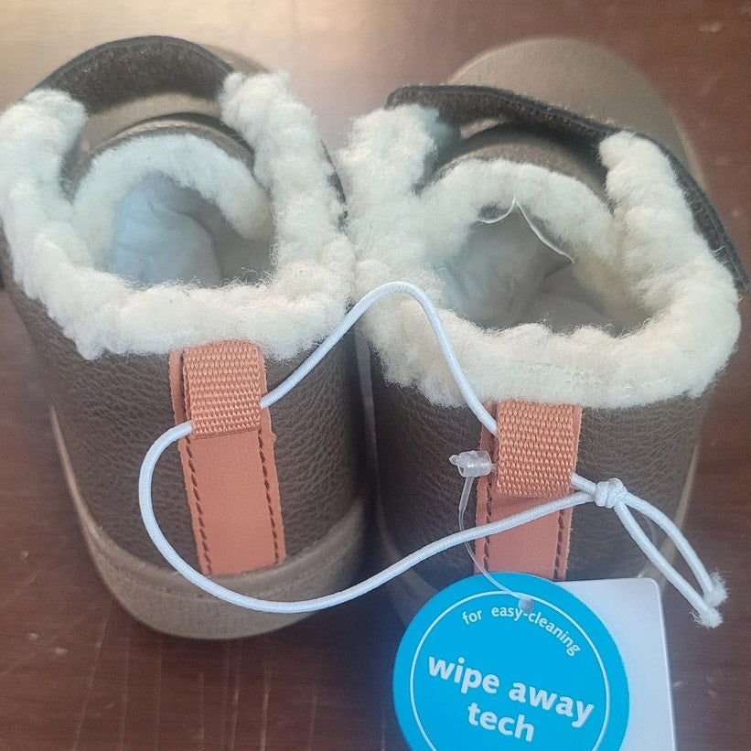 Carter’s Chatham Boot Size 6 Toddler Brown Faux-Suede Hook & Loop Strap CF21F12P