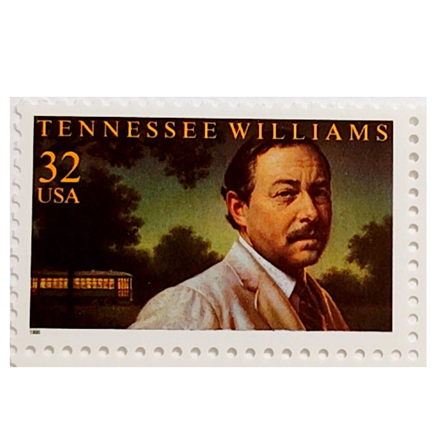 Strip of 4 – 1995 USA 32¢ Tennessee Williams MNH Scott 3002