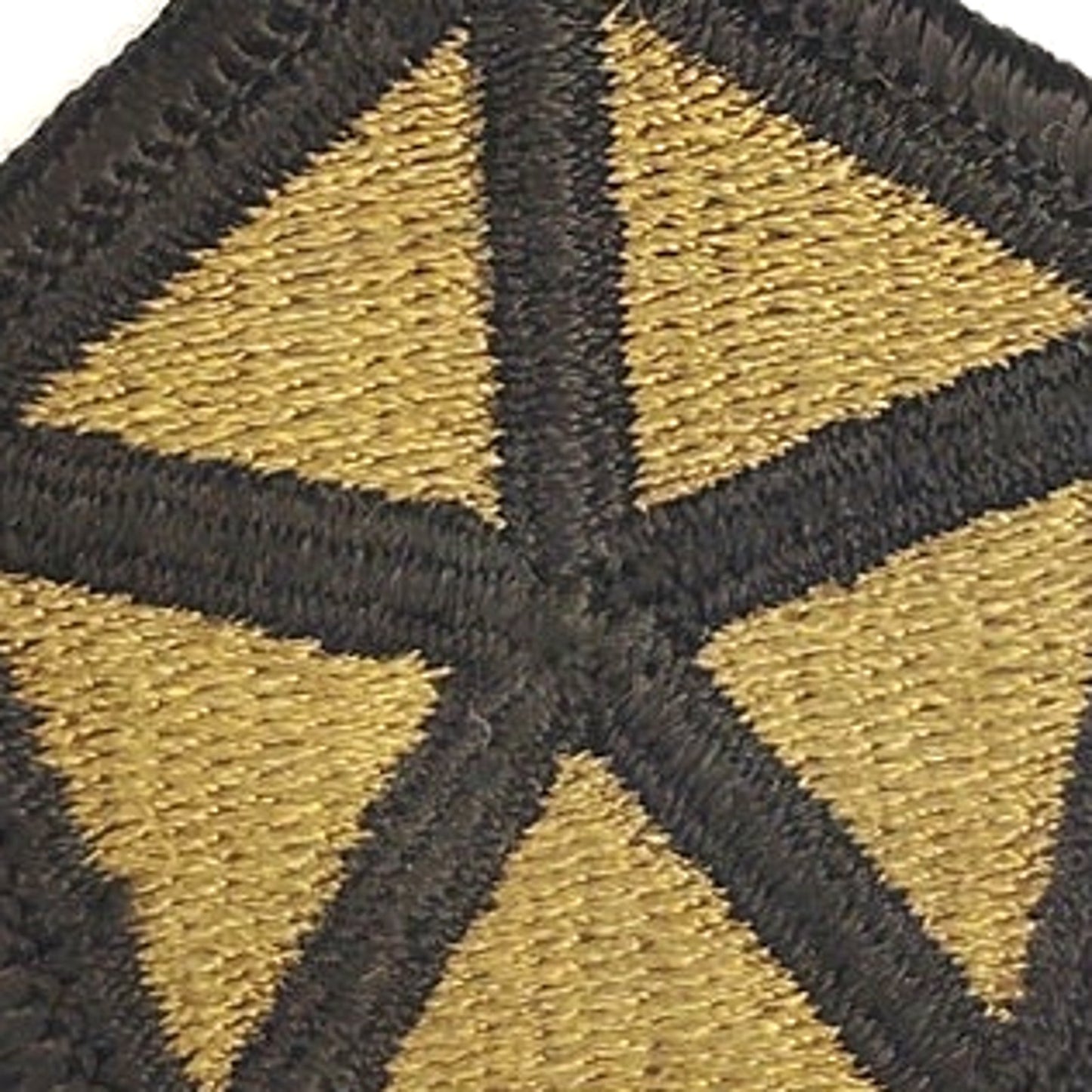 US Army V Corps 5th Corps SSI Patch Black on Bagby Green Hook Back 2"