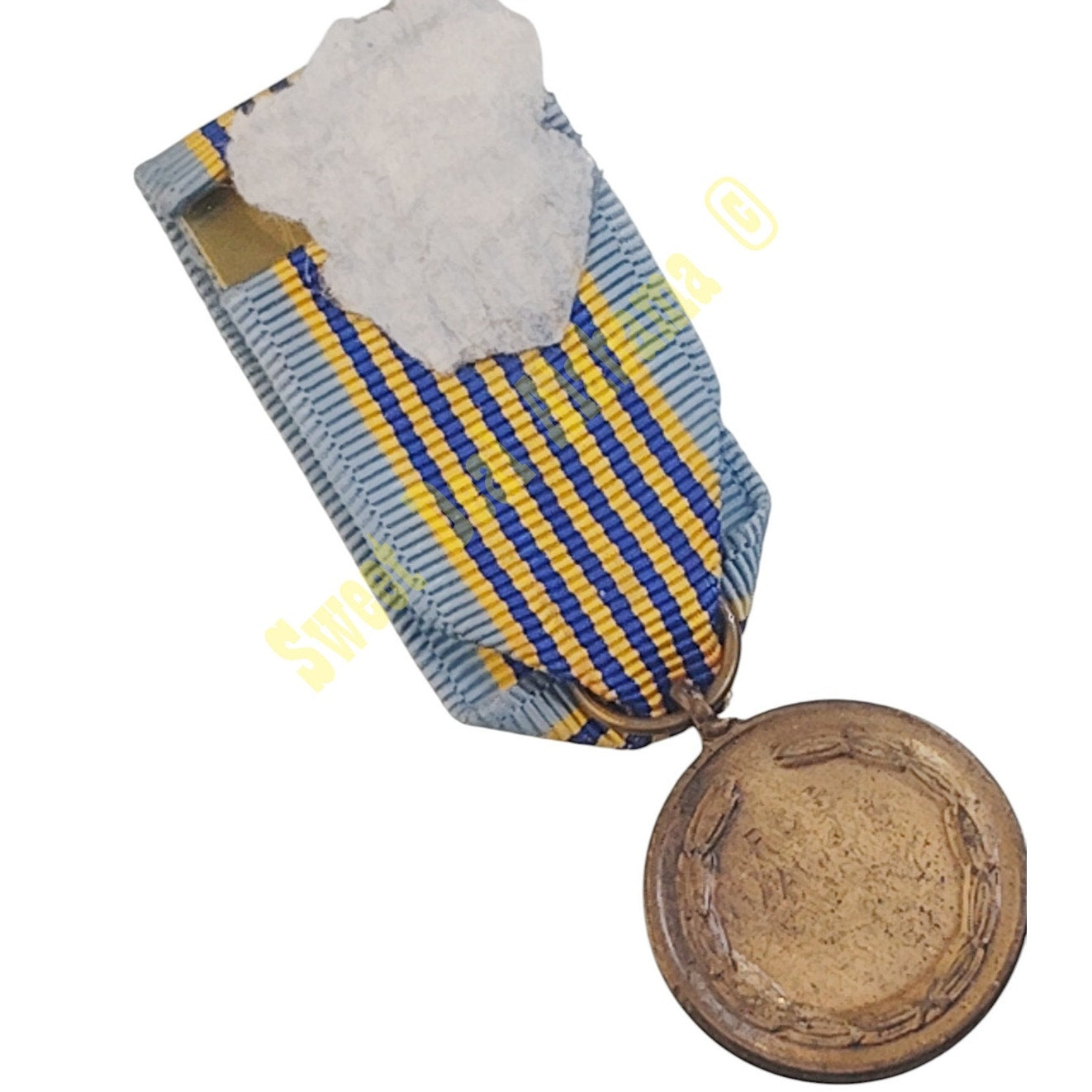 USAF Airman's Mini Medal (3/4"D) Ribbon (3/4"W) Overall 2-1/4"H