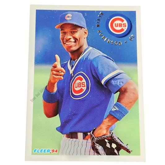 Kevin Roberson, Chicago Cubs, #394, 1994 Fleer Baseball Collector's Card