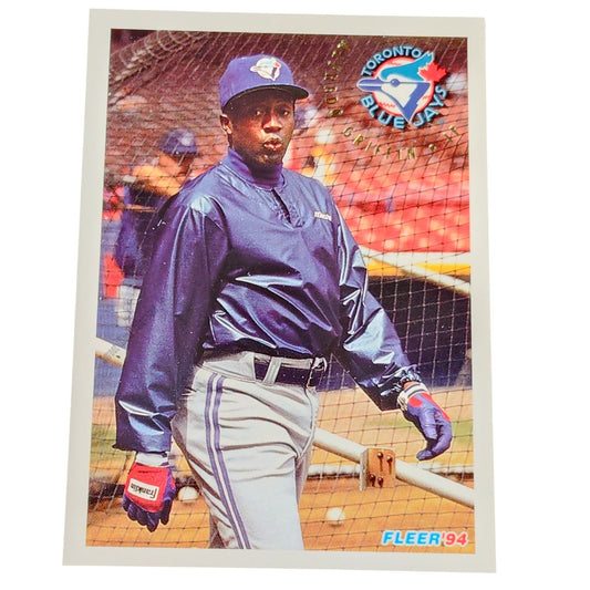 Alfredo Griffin, Toronto Blue Jays, #332, 1994 Fleer Baseball Collector's Card