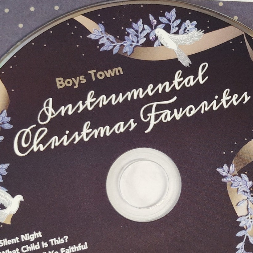 Instrumental Christmas Favorites CD Boys Town 13‑Track Holiday Compilation 2008