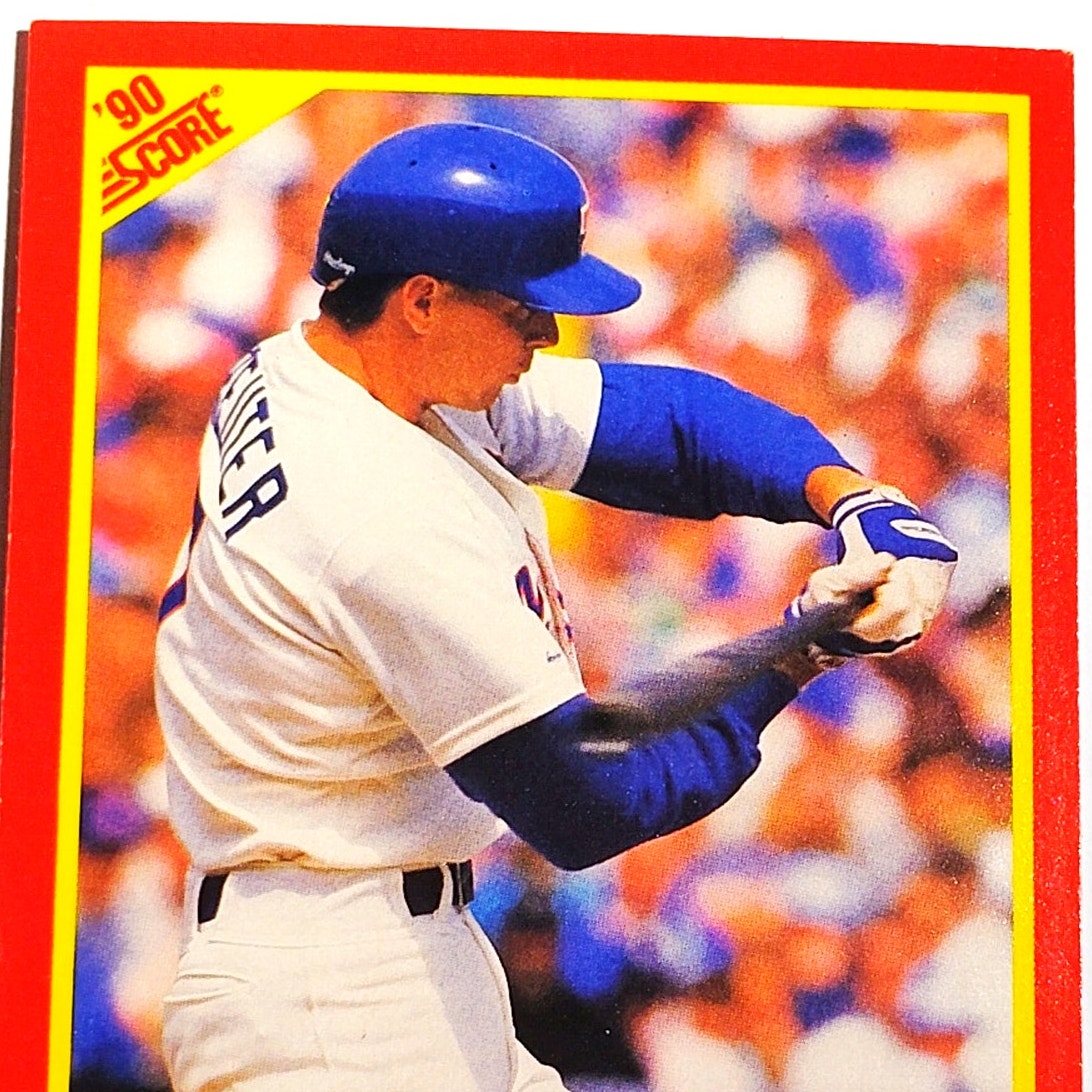1990 Score Chad Kreuter #406 Texas Rangers Catcher MLB Baseball EX