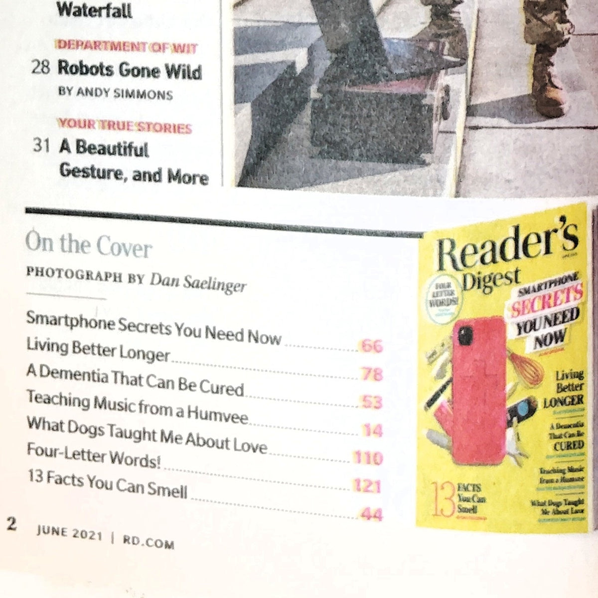 Reader's Digest Magazine June 2021 Smartphone Secrets Back Issue Tech Tips