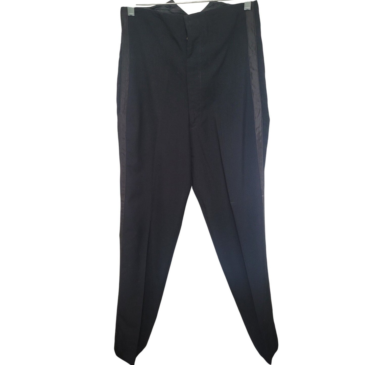 USN Officer Dress Trousers - Size 28x29.5 - Blue Shade 3346 - Black Stripe