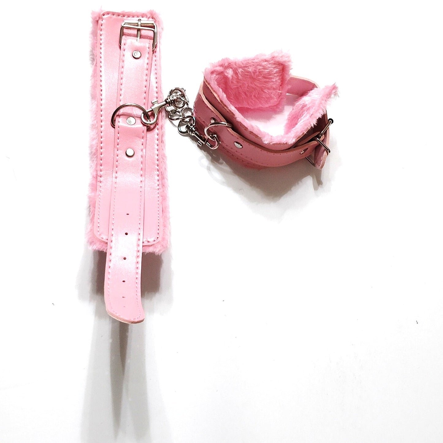 Pink Cuffs Adult Cosplay Bondage Set, One Size, New