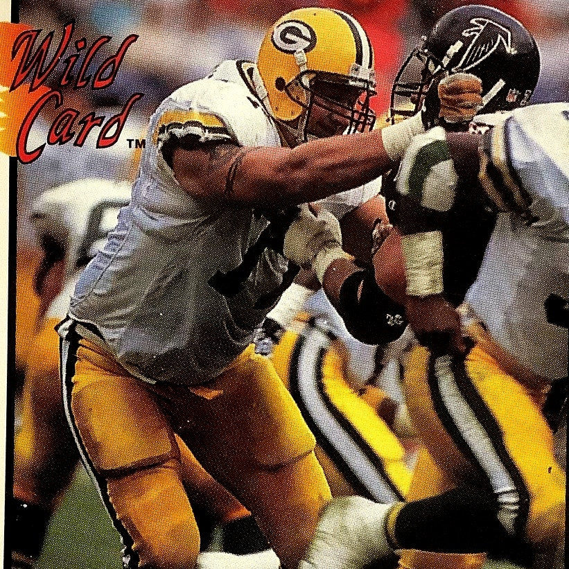 Tony Mandarich, Green Bay Packers, 1992 AAA Sports Wild Card 55, EXC