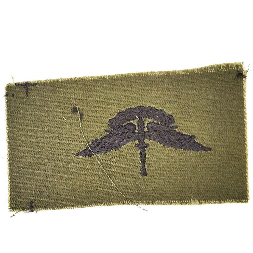 VTG Army ODG Subdued Military Freefall Parachutist Badge HALO Jump Wings Patch