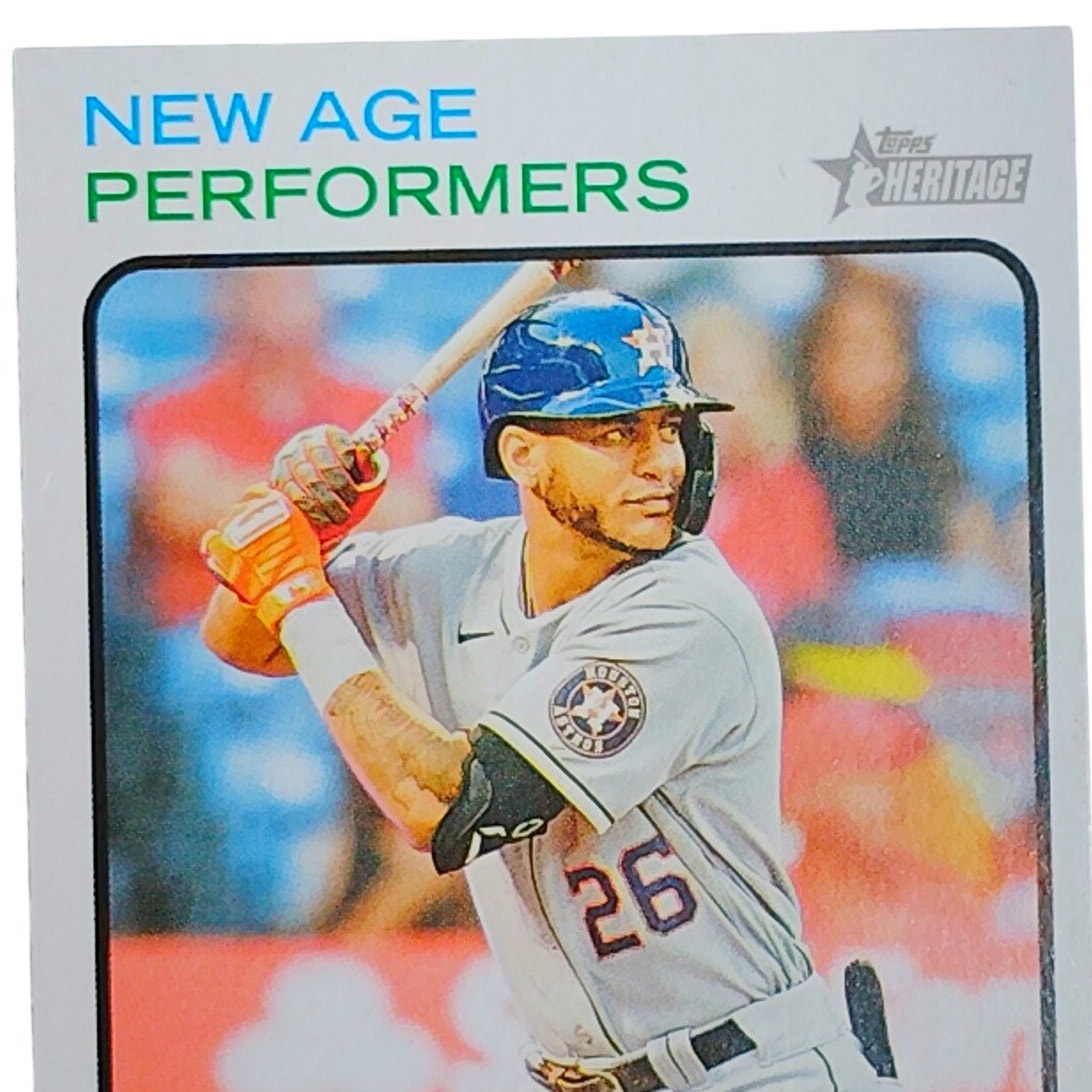 2022 Topps Heritage #NAP-20 Jose Siri New Age Performers RC Astros OF - VG/EX