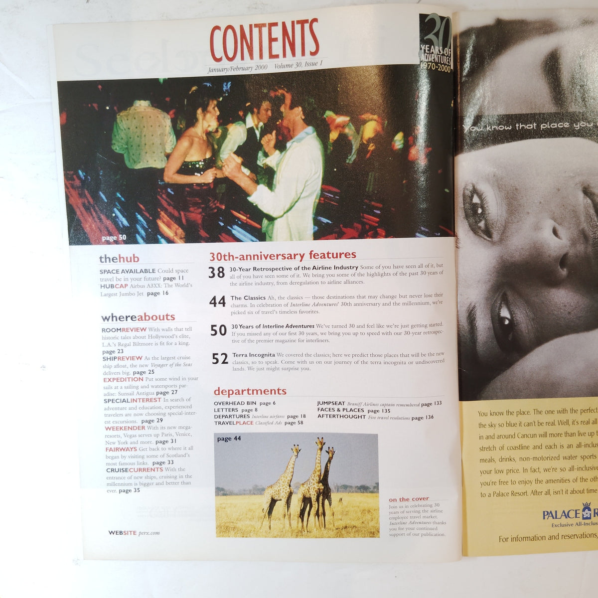 Vintage Adventures Magazine Jan/Feb 2000 30th Anniversary Travel Issue