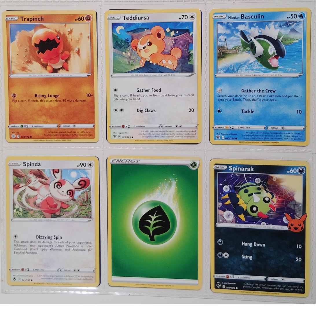 18 Random Pokémon Cards Pictured, Actual Photos Provided