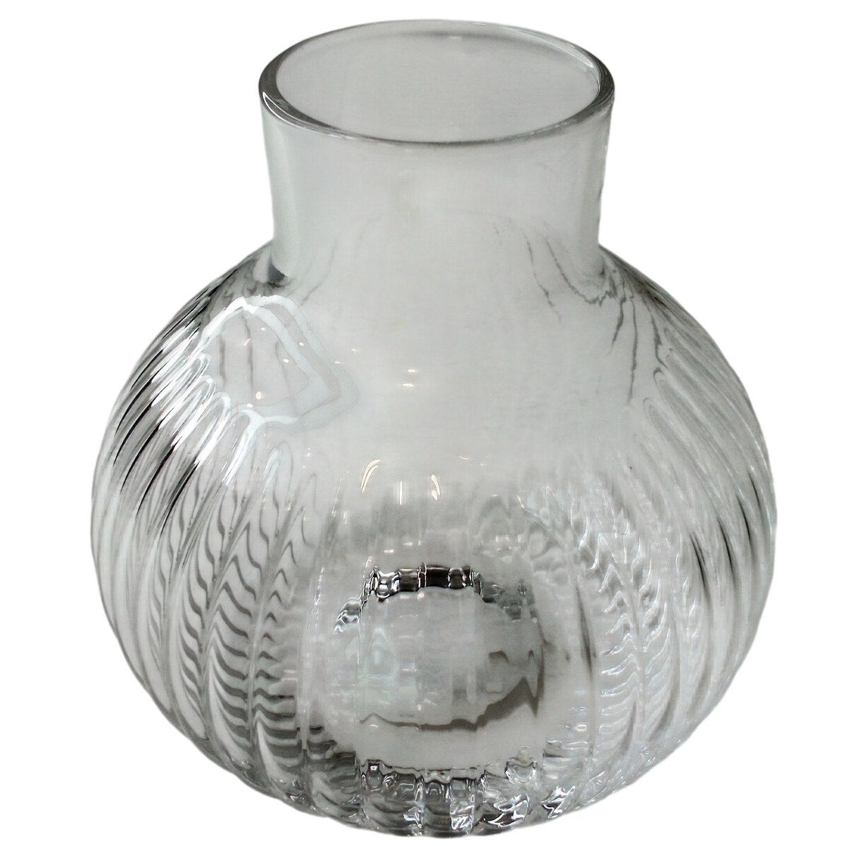 4‑Pack Round Glass Vase – Clear Glass – Room Essentials – 4.5" Tall × 4.5" Wide