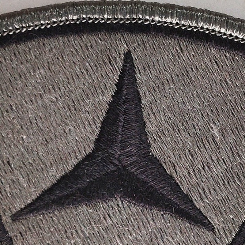 USMC 3rd Marine Division Novelty Embroidered Patch Subdued 3" Hook Back